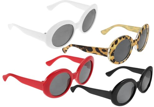 HAPINARY 4 St Solglasögon För Katter Pet Photo Props Glasögon För Hundar Hundglasögon Små Hundsolglasögon Solglasögon Valpglasögon För Utomhus Bunny Pet Glasses Roliga Pc