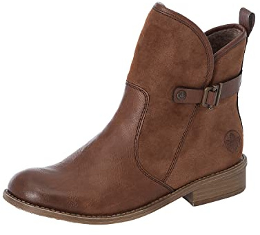 Rieker Damen 727K1 Kurzschaft Stiefel, Braun (Chestnut/Reh 22), 36 EU