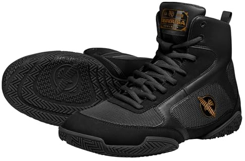 Hayabusa Pro Boxing Lightweight Shoes - Black, 11