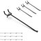 HUHOLE Lot de 25 crochets robustes pour panneau perforé de 0,6 cm - Pour panneau perforé de 0,6 cm