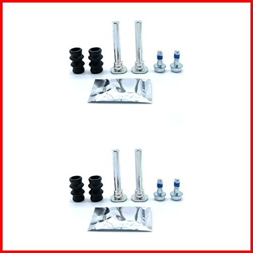 2 Sets Front Brake Caliper Slider Pin Guide Kit Compatible for Vauxhall Vivaro (All Models)