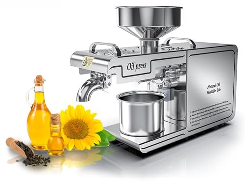 schiaccia olive elettricoPiccola pressa multifunzionale per olio di avocado e noci, completamente automatica, per uso domestico, in acciaio inossidabile