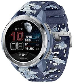 QESTO Kmccd Smartwatches Watch GS Pro Smart Watch Bluetooth Call 1.39'' AMOLED 5ATM Montre de Sport pour Hommes (couleur : CNBlack nWhiteStap)