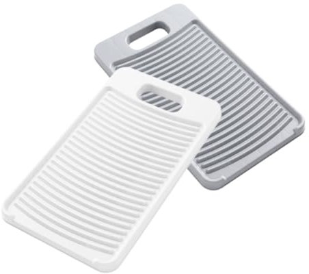 Parliky 2stücke Waschbrett Aus Plastik Klein Waschbrett Für Wäsche Reisewaschbrett Anti-skid Kleidung Waschen Bord Mit Hängenden Handliches Design Dicker Und Robuster