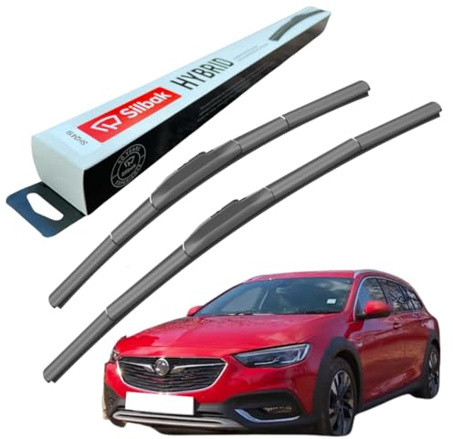 Silbak Windscreen Wipers, fits for VAUXHALL INSIGNIA SPORTS TOURER (2017 ONWARDS) Front Wiper Blades, 600mm/500mm