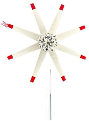 MEIVIYA 5000W Windkraftanla 12V 24V 48V 8 Rotorblätter Freier Controller Hocheffizientes Haushaltsrät Camping Freie Energie Stromerzeur(Red Blades,24V)