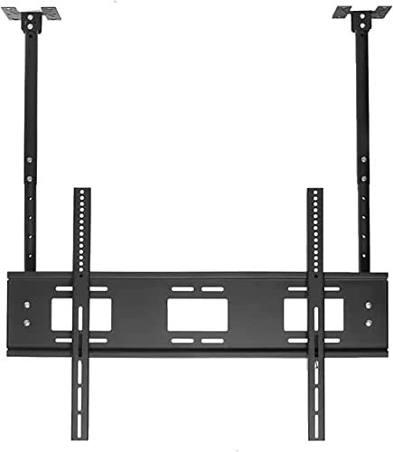 ZDLHGYBS Supporto da soffitto per TV, Supporto da soffitto telescopico Regolabile in Altezza per TV da 55-100 Pollici, Adatto per soffitti a Volta e inclinati Supporto per TV Supporto per TV