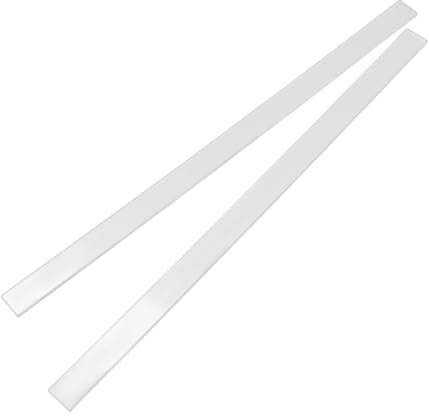 ABOOFAN 2pcs DIY Pastry Tools Acrylic Rolling Pin Ruler for Uniform Cookie Fondant Thickness