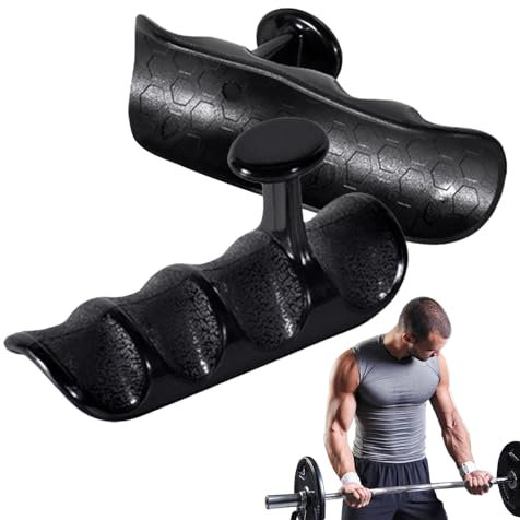 Presine Per Sollevamento Pesi - Accessorio Allenamento Silicone Per Stacco,Impugnatura Antiscivolo Con Sollievo Mani Per Deadlift Squat Pull E Esercizi Palestra