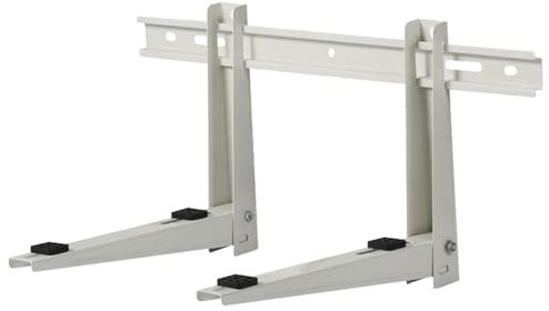 Condenser bracketMinisplit Wall Mount Bracket, Window AC Stand, Galvanized Steel, 40-65cm Length Adjustable, Minisplit Wall Bracket for Air Conditioner Heat Pump System