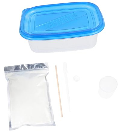 WOONEKY Kit de Experimento Educativo de Fluido No Newtoniano para Niños Material Plástico y Polvo, Adecuado para Aprender Física y Estimular el Interés en Ciencias Naturales