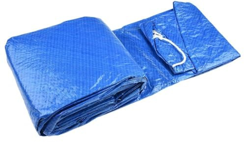 Gettimore Outdoor-Trampolin-Abdeckung für 305 cm oder 366 cm für stabilen, wetterfesten Schutz vor Regen, Staub und Schmutz, UV-beständig, faltbares Design