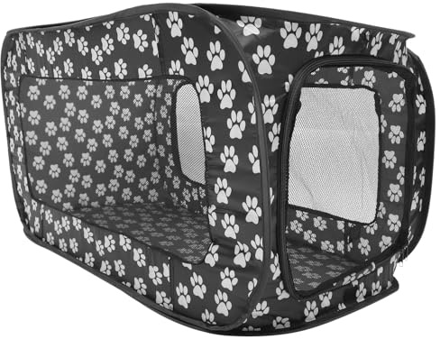 VALICLUD Haustierzelt für Katzen und Kleine Hunde aus Oxford Stoff Faltbar und Robust Geeignet für Outdoor mit Praktischem und Geräumigem Design