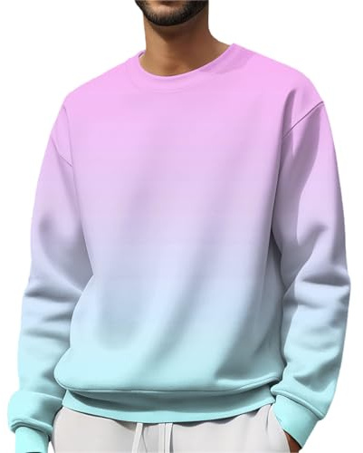 Maglione da uomo girocollo maglioni invernali da uomo felpe da uomo camicie a maniche lunghe tinta unita oversize autunno top moda casual vestibilità ampia pullover