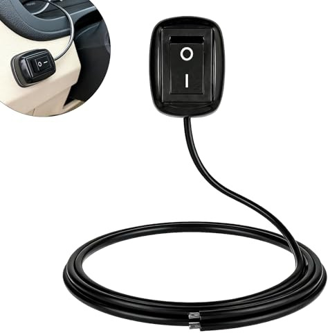 tiyiyok SPST Paste Typ Knopf Schalter, 12V-230V/10A Auto Wippschalter, Wassertropfenform Knopf EIN/Aus Schalter, DIY Autoschalter, Druckschalter für Nebelscheinwerfer, Neonlichter, LED-Lichtleiste (60