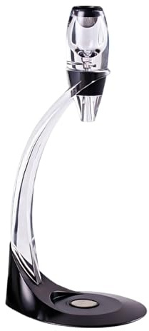 Wine Decanter - Enhancing the Richness of Flavours, Spill Prevention Design Elegant Crystal, Layered Oxidation Filter Aerator Pourer | Experience During Gatherings