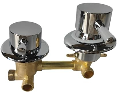 Robinet de salle de bains en laiton, mitigeur à 3 voies, sortie d'eau, filetage, Distance centrale 10cm, mitigeur de douche, cabine, vanne murale(SF-103LW-3GN-10-YZ)