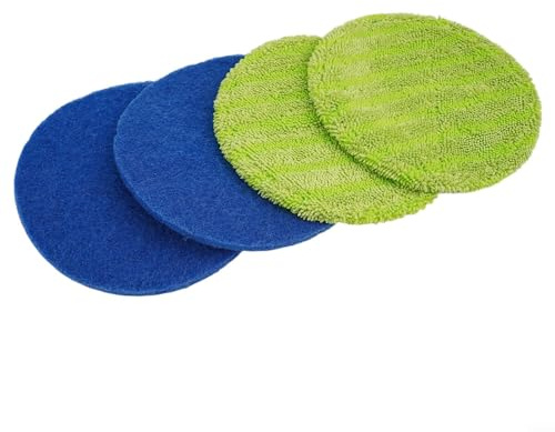 4 panni elettrici ricaricabili senza fili in microfibra per lavapavimenti adatti per pavimenti duri
