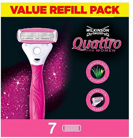 Wilkinson Sword Quattro Razor baldes for Women.
