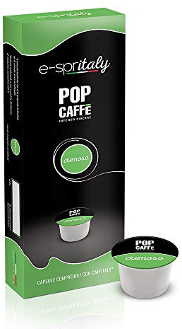 100 CAPSULE POP CAFFE' E-SPRITALY COMPATIBILI CAFFITALY MISCELA 2 CREMOSO