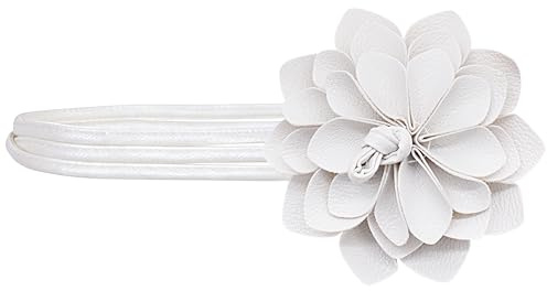 TeeYee Gürtel Damen PU Leder Blumen Gürtel Boho Wickelgürtel Flechtgürtel | Bauchkette,Schmaler Gürtel für Kleid,Women Belt