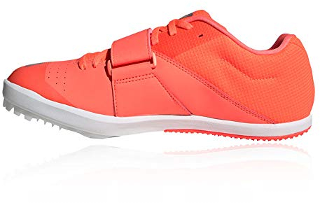 Adidas EE4672 Herren Leichtathletik-Schuh, Signal Coral/White Silver MET./FTWR, 45 1/3 EU