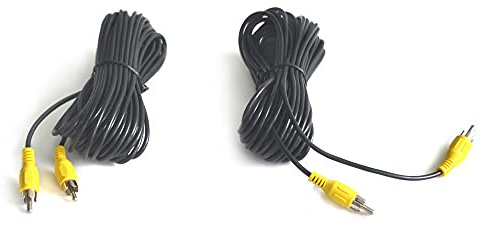 Vardsafe VS106 2PCS 5 Metri Cavo di prolunga RCA per telecamera posteriore Monitor (2 pezzi)