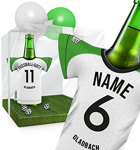 my fan shirt Männer-Geschenk für Gladbach Fans PERSONALISIERBAR | Fanartikel Geburtstags-Geschenk Mann Freund Opa Bruder Offizieller Trikotkühler by MYFANSHIRT.com