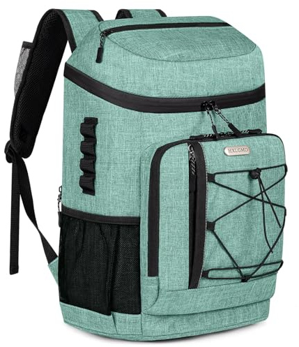 Backpack Coolers Insulated Leak Proof 30 Cans with Reusable Ice Packs, 2 Insulated Compartments Cooler Bags Portable Lightweight Beach Travel Camping Lunch Backpack for Men and Women