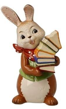 Goebel Hase Hoppla aus Porzellan hergestellt, Höhe: 12 cm, 66-845-43-1, Weiß