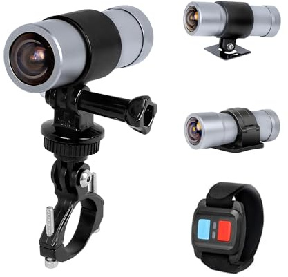 VSYSTO Helmet Camera, 170° Wide Angle HD 4K Action Camera, Waterproof Bike Dash Cam Bicycle Camera with WiFi, Night Vision, WDR, Loop Recording, G-Sensor for Cycling