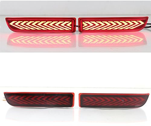 ECAHAYAKU LED Rear Bumper Reflector Light Tail Brake Turn Signal Light Rear Fog Lamp For Toyota Avensis Alphard Estima RAV4 PREVIA