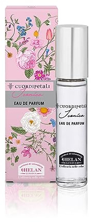 Helan, Iconica - Parfum Femme aux Notes Fraîches et Florales, Eau de Parfum Femme aux Notes de Rose, Jasmin et Musc Blanc, Parfums Femme Légers et Fruités avec Fragrance Musquée Made in Italy, 10 ml