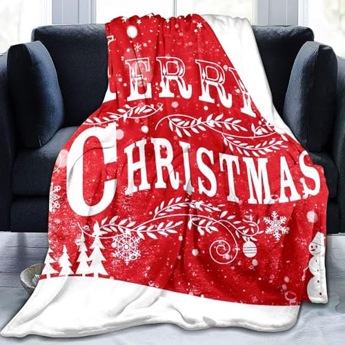 XQKXHZ Weihnachten Flauschdecke,Weihnachts Fleece Wurfdecke,Winter Sofadecken Weihnachtsdecke,Weiche und Warme Kuscheldecke Mikrofaserdecke für Sofa,Schlafzimmer,Bett,G,59x78/150x200cm