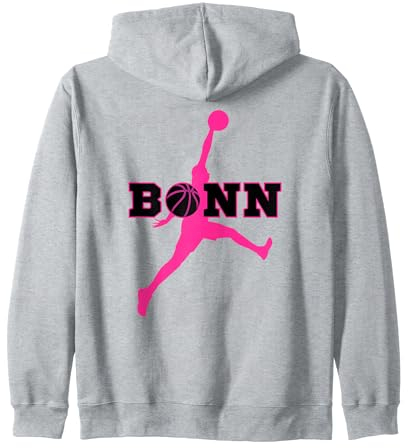 Bonn Basketball Fan Support Rheinland Stadion pink Kapuzenjacke