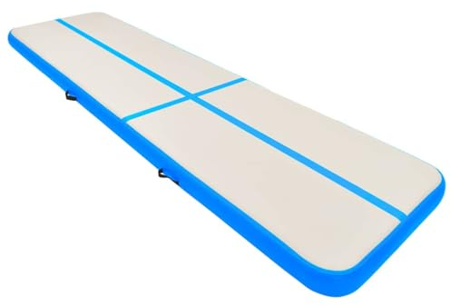 vidaXL Gymnastikmatte Aufblasbar PVC Pumpe Tumbling Turnmatte mehrere Auswahl