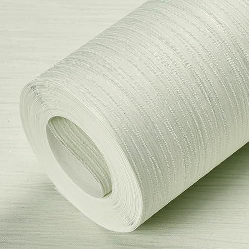 BITHAI Vliestapete Scandinavian Streifentapete Tapete Modern Streifen mit Textilartiger Oberfläche Blockstreifentapete Boho Gestreifte Tapete Flur Schlafzimmer Wohnzimmer (hellgrün)