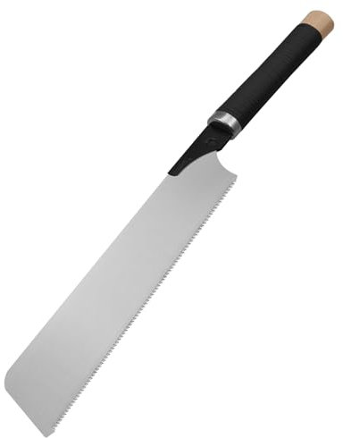 10 Inch Japanese Pull Saw, 17 TPI Universal Hand Saw, Broad-side Saw with Detachable Single Edge Blade, Wood Handsaw for Woodworking Tools