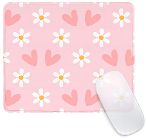Ksriylm Mauspad,Quadratisches Niedliches Spielerisch Mouse Pad,für Büro und Zuhause,Mousepad mit Motiv,wasserdichtes Mousepad,rutschfeste Gummiunterseite,Computer-Mauspads für kabellose Maus