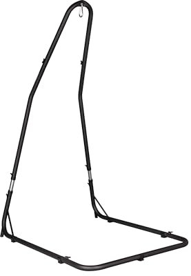 LA SIESTA® - Hängesessel Gestell aus Stahl für Indoor und Outdoor. Verzinktes Stahl-Gestell für Basic- bis Kingsize- Hängesessel (Amura Anthracite)