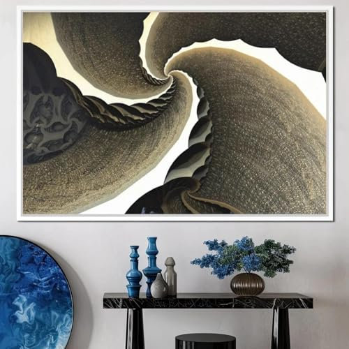 Abstrakte dunkle Kunst, Weinreben-Tentakeln, Naturlandschaft, Poster, Druck, moderne Wandkunst, Leinwandgemälde, Wohnzimmer, Café, Wohnkultur, 30 x 50 cm, rahmenlos