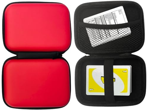 KAWAAN 2 Pezzi Custodia per Carte | Portatile Borsa per Carte | Borsa da Trasporto Carte | Impermeabile e Resistente | Custodia Carte da Gioco | per una Varietà di Carte, 15×10×4 cm