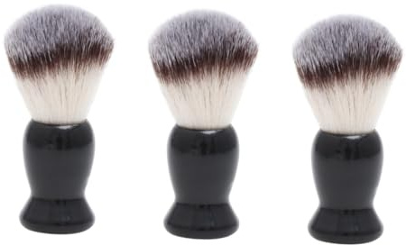 Ipetboom 3stücke Nylon Rasierpinsel Für Unscented Shaving Brush Für Gründliche Für Barttypen Mit Rutschfestem Griff Sorgt Für Reichhaltigen Rasierschaum Und Einfache Anwendung