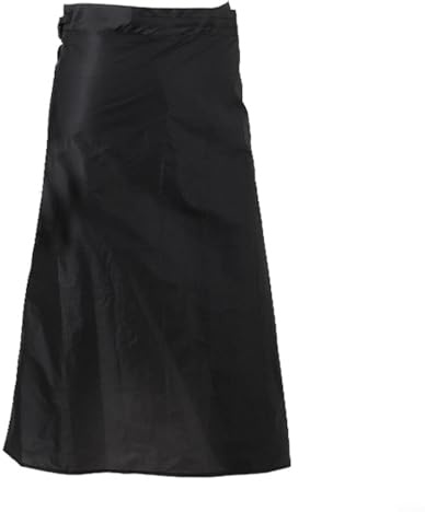 GLFLOW Jupe de pluie ultra légère en nylon 15D - Imperméable - Protection contre le vent - Pour équitation, camping, randonnée (noir)