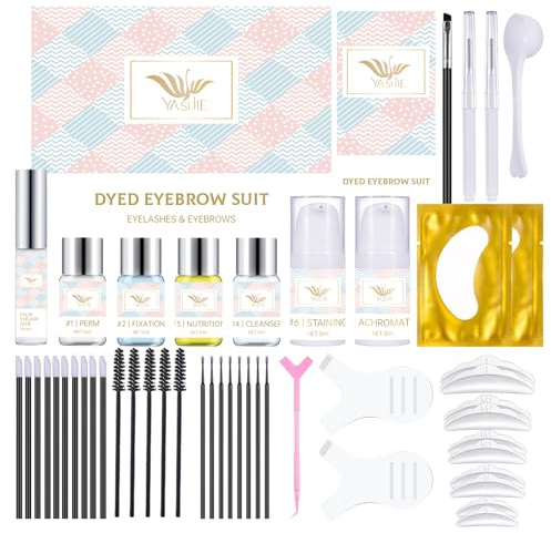 Kit Rehaussement de Cils, Kit Professionnel Semi-Permanent de Cils à Friser Adapté Pour un Usage en Salon et à La Maison