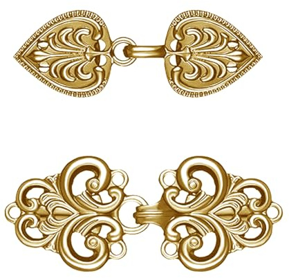 QZKJQDD Lot de 2 pinces à pull vintage, broches de manteau rétro en spirale, clip à resserrer pour robes et pantalons, pinces décoratives pour vêtements pour femmes, pinces à écharpe rétro pour femmes