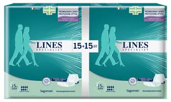 Fater Lines Specialist Pannolone Sagomato Super, 30 Pezzi