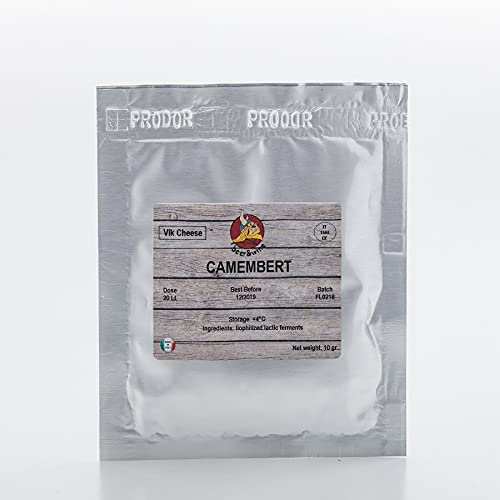 AlcoFermBrew Camembert 10g / 20L - Cheese Culture | Italian Cheese | Dried Culture | Cheese Ferment | Rennet | Cheese Bacteria | Lactic Acid Bacteria