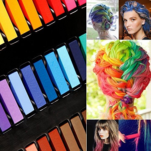V-VAPE 12 Color DIY Hair Chalk Temporary Hair Color Pastel Hair Dye Set Non-toxic