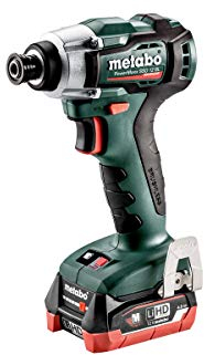 METABO Akku-Schlagschrauber PowerMaxx SSD 12 BL (601115800); Kunststoffkoffer; 12V 2x4Ah LiHD + ASC 55